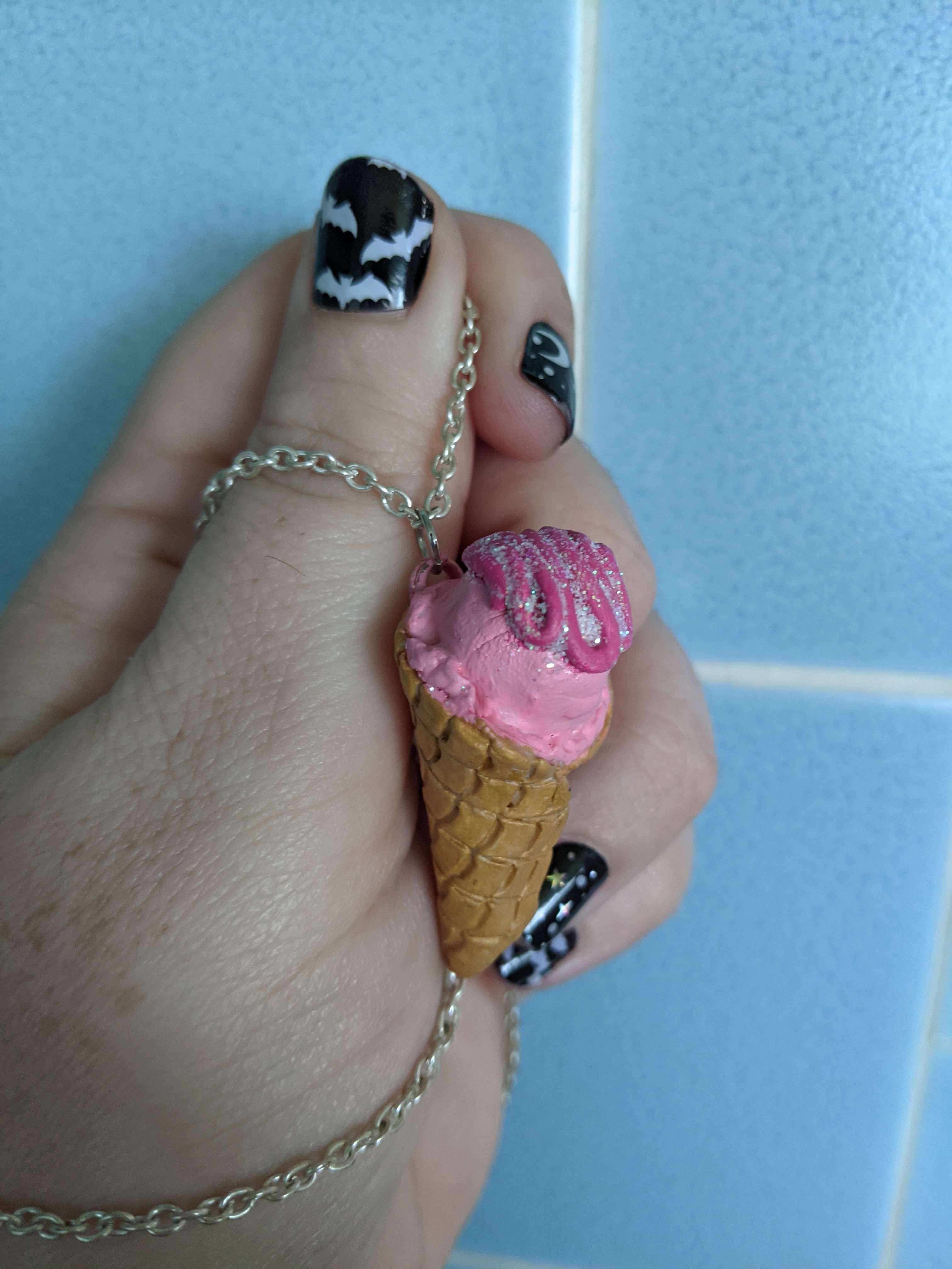 Ice Cream Cone Pendant