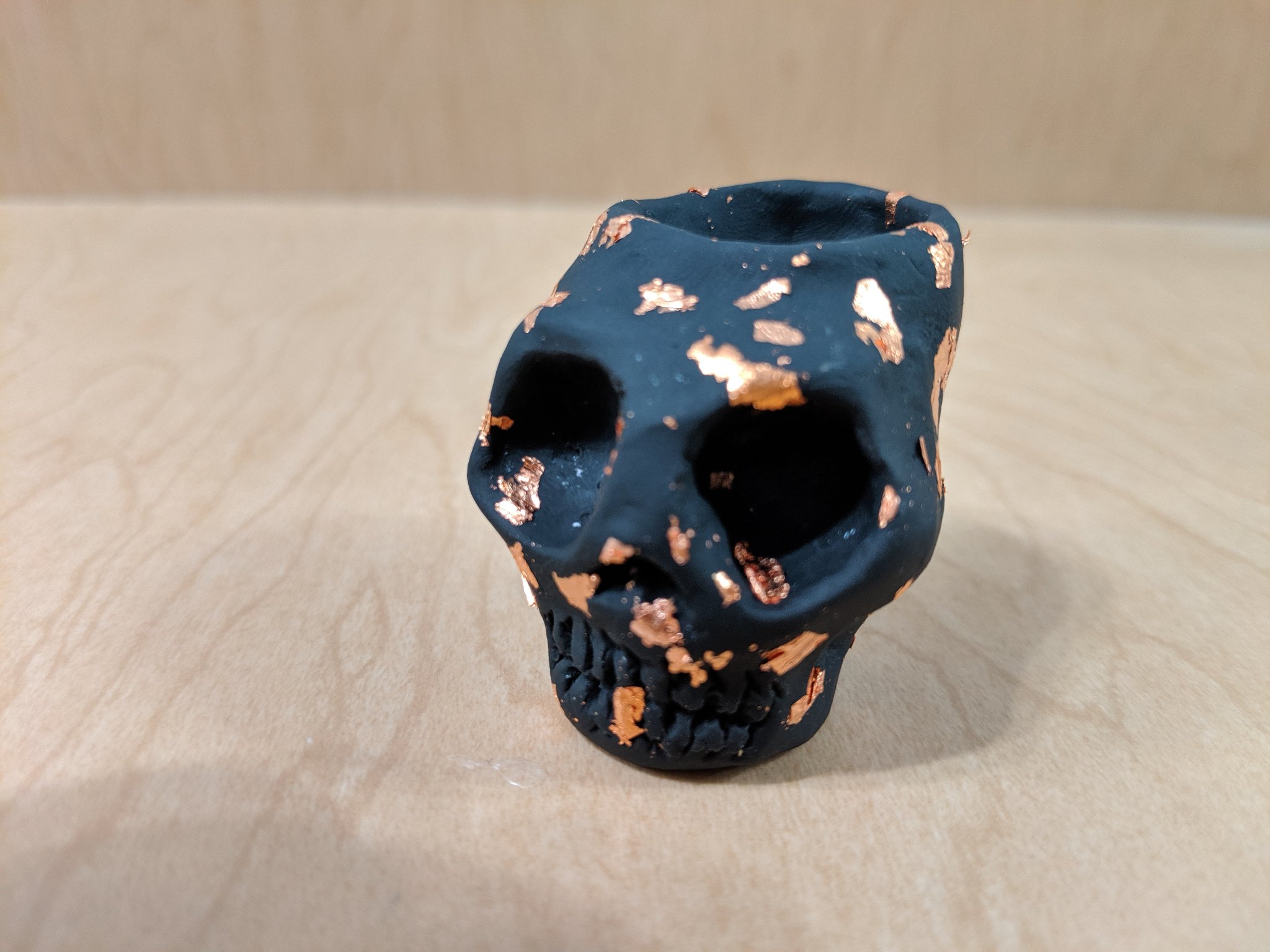 Skull Candle Holder 1